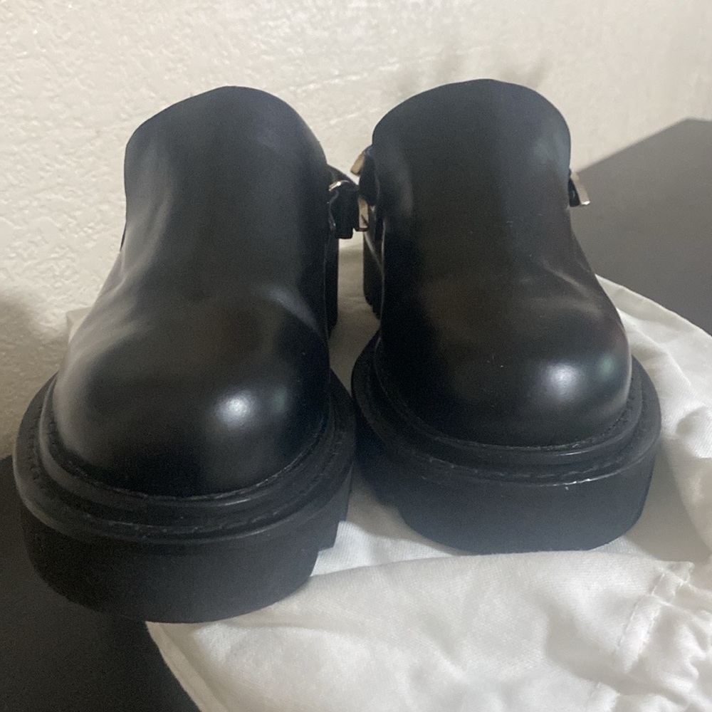 TOGA Pulla Black Leather Shoes